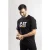 Caterpillar Merkteken Logo Katoenen Zwarte T-Shirt voor Mannen