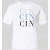 comma T-shirt met siersteentjes en ronde hals