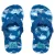 Reef teenslippers met hielbandje blauw