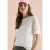 Cecil Dames Shirt met ronde hals in ajour look in Wit
