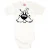 LOGOSHIRT Rompertje/body  blauw / zwart / wit