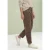 Barrel Leg-broek van corduroy in casual pasvorm