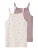 NAME IT Onderhemd  olijfgroen / mauve / rosa / pastelroze