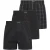 Lyle & Scott Heren Geweven Boxershorts (Set van 3) (Zwart)