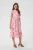 Cream Jurk  fuchsia