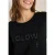 Cecil Dames Shirt met glitter tekst in Zwart