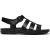 Fitflop Gracie Rubber-buckle Dames Visser Sandalen Helemaal Zwart