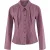 TRENDYOLMİLLA Dames Bordeauxrood Gestreept Lang, Getailleerd Overhemden