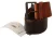 Ermanno Scervino Dames Donkerbruine Leren Gesp Tailleband