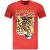 Cavalli Class Rode Katoenen T-Shirt voor Mannen