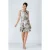 Abstracte jurk met dierenprint