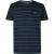 Petrol Industries – Heren Gestreept T-shirt Limeview – Blauw