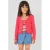 s.Oliver vest rib gebreid roze