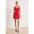 TRENDYOLMİLLA Dames Rood Effen Kort / Mini Mouwloos A-lijn Jurken