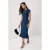 TRENDYOLMİLLA Dames Groen Effen Midi Kort Bodycon Jurken