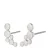PILGRIM silver plated oorbellen Leah