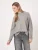 Luxe terry knit pullover met klassieke snit