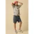 Sissy-Boy linnen relaxed fit overhemd met print – blauw
