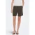 JDY wide leg casual short met plooien – donkerbruin