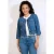 LOLALIZA denim spijkerjas medium blue denim