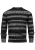 INDICODE JEANS Trui ‘INKalle’  grijs / zwart