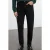 TRENDYOL MAN Heren Zwart Effen Baggy Normale taille Jeans