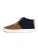 Baabuk Sneakers hoog ‘Sky Wooler’  donkerblauw / lichtbruin