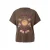 T-shirt van katoen met verwasde afwerking, met drop shoulders en voorprint dames QS