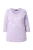 Ulla Popken Shirt  lavendel / wit