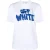 Gebroken wit jaren ’70 Type Logo Casual T-shirt Wit T-shirt