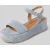 tamaris Sandalen van leer met plateauzool