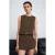 Korte Nepleer Knopen Gilet