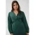 Kaffe Curve maxi avondjurk Plus Size – donkergroen