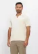 Profuomo Polo Heren Polo Open Collar Cotton Crepe,