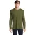 SOLS Heren Imperial Katoenen T-shirt met lange mouwen (Donkere Khaki)