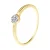 Solitaire Diamonds 0.040 Cts Yellow Gold