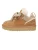 Everau Sneakers laag ‘Marbled’  beige / kastanjebruin / rood / wit