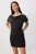 TRENDYOLMİLLA Dames Zwart Effen Kort Regular fit Blouses