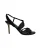 Sergio Rossi Bladband Sandalen in Zwart Leer