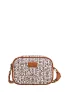 Pepe Jeans Schoudertas ‘Gerda’  cognac / bordeaux / wit
