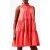 French Connection Era Poplin S/less High Nk Dres Cayenne Red