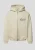 Multiply Apparel Sweatvest ‘BULLETIN’  beige / chocoladebruin / offwhite