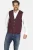 Jan Vanderstorm gilet TORELL Plus Size donkerrood