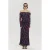HARPER & YVE maxi rok met split en stippen – bruin