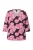 Ulla Popken Shirt  oudroze / zwart / wit