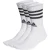ADIDAS PERFORMANCE Sportsokken ‘3-Stripes Cushioned Crew 3 Pairs’  zwart / wit