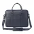 Echte leren marineblauwe laptop- en zakentas – Sutton