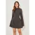 Odd Muse Split Sleeve Mini Dress Grey