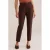 WE Fashion tapered pantalon – bruin