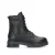 Manfield leren veterboots zwart